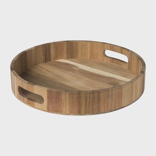 Dienblad acacia - naturel - ø30 cm