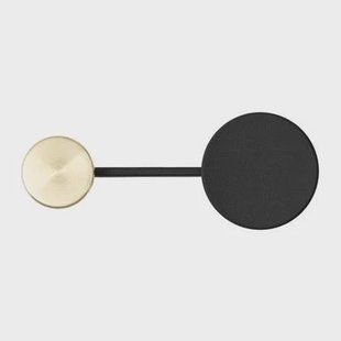 Audo Copenhagen Afteroom kapstok small zwart|messing