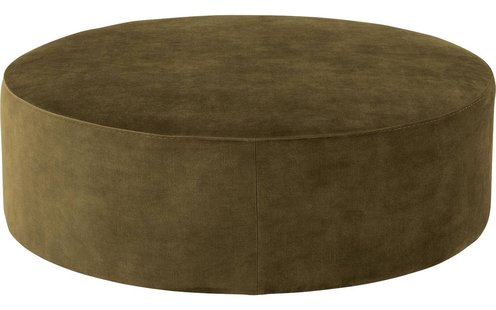 Goossens Poef Arendal, Poef ø 100 cm - 41 cm hoog