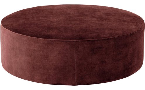 Goossens Poef Arendal, Poef ø 100 cm - 41 cm hoog