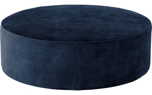 Goossens Poef Arendal, Poef ø 100 cm - 41 cm hoog