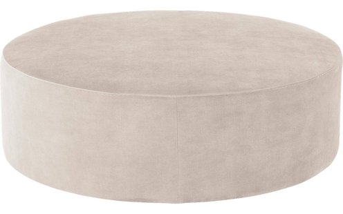 Goossens Poef Arendal, Poef ø 100 cm - 41 cm hoog