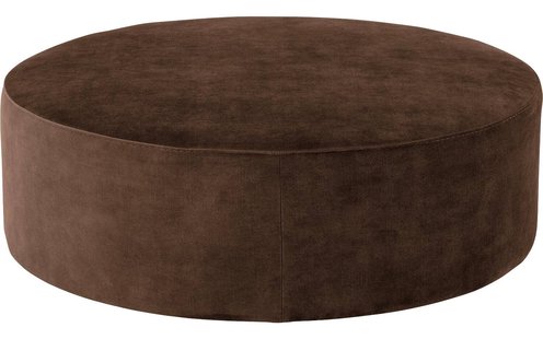 Goossens Poef Arendal, Poef ø 100 cm - 41 cm hoog