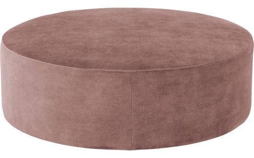 Goossens Poef Arendal, Poef ø 100 cm - 41 cm hoog