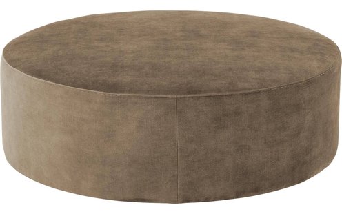 Goossens Poef Arendal, Poef ø 100 cm - 41 cm hoog