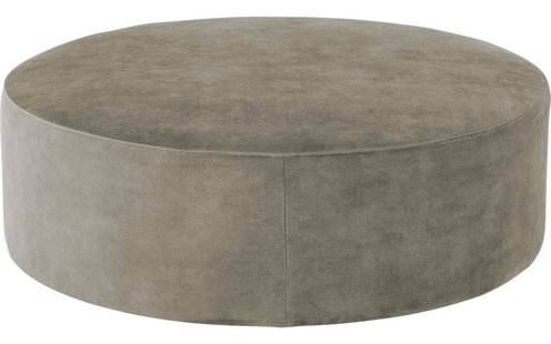 Goossens Poef Arendal, Poef ø 100 cm - 41 cm hoog