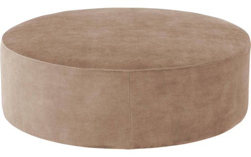 Goossens Poef Arendal, Poef ø 100 cm - 41 cm hoog