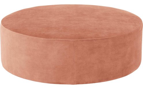 Goossens Poef Arendal, Poef ø 100 cm - 41 cm hoog