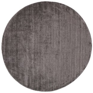 MOMO Rugs - Vloerkleed Plain Dust Round Robusto Dark Brown - 150 cm rond