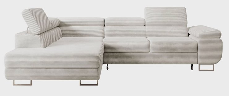 Hoekslaapbank Dorothy links corduroy | NADUVI Collection