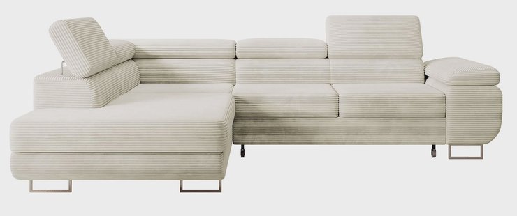 Hoekslaapbank Dorothy links corduroy | NADUVI Collection