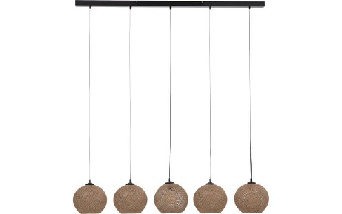 Goossens Hanglamp Noanne, Hanglamp met 5 lichtpunten