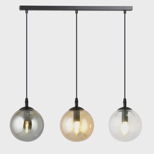 Glazen hanglamp eetkamer Cosmo 3-lichts | NADUVI Collection