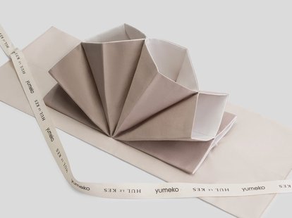 Yumeko Sieraden organizer natural 100% biologisch en fairtrade katoen reststoffen