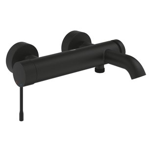 Grohe Essence New badkraan m. omstel m. koppelingen HOH=15cm phantom black 25250kf1