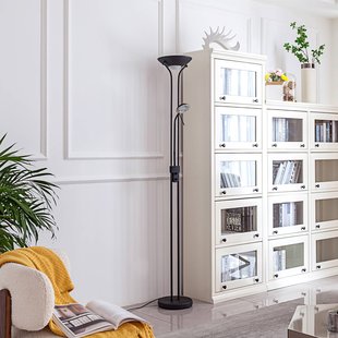 Lindby LED leeslampje Josefin, zwart, leeslampje, dimbaar