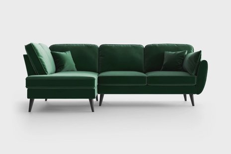 Hoekbank Zara links velvet | NADUVI Collection