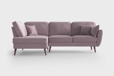 Hoekbank Zara links velvet | NADUVI Collection