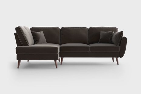 Hoekbank Zara links velvet | NADUVI Collection