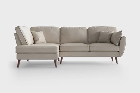 Hoekbank Zara links velvet | NADUVI Collection