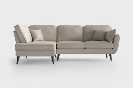 Hoekbank Zara links velvet | NADUVI Collection