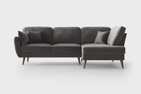 Hoekbank Zara rechts velvet | NADUVI Collection