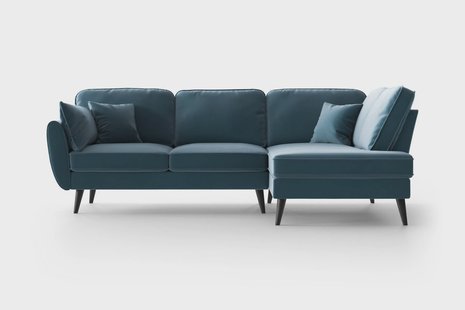 Hoekbank Zara rechts velvet | NADUVI Collection