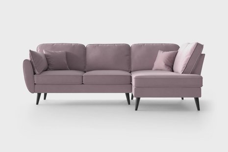 Hoekbank Zara rechts velvet | NADUVI Collection