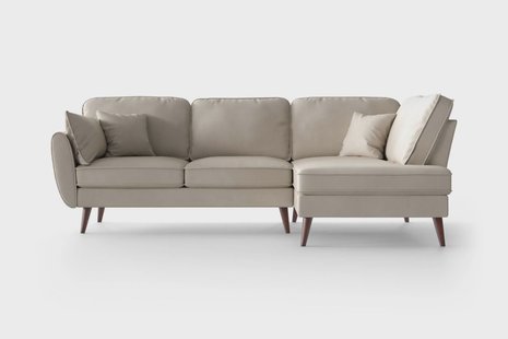 Hoekbank Zara rechts velvet | NADUVI Collection