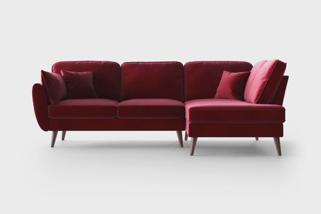 Hoekbank Zara rechts velvet | NADUVI Collection