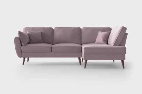 Hoekbank Zara rechts velvet | NADUVI Collection