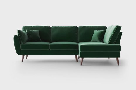 Hoekbank Zara rechts velvet | NADUVI Collection