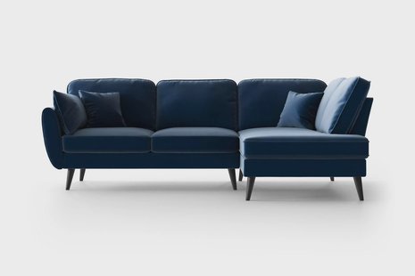 Hoekbank Zara rechts velvet | NADUVI Collection