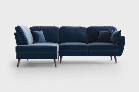 Hoekbank Zara links velvet | NADUVI Collection