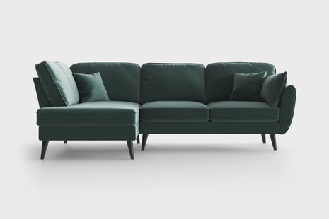 Hoekbank Zara links velvet | NADUVI Collection