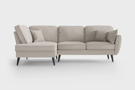 Hoekbank Zara links linnen | NADUVI Collection