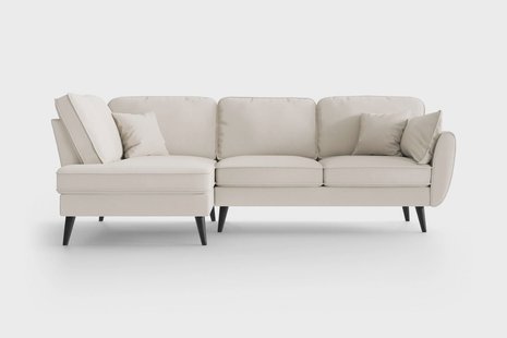 Hoekbank Zara links linnen | NADUVI Collection