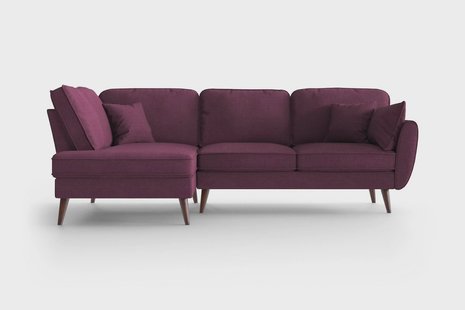 Hoekbank Zara links linnen | NADUVI Collection