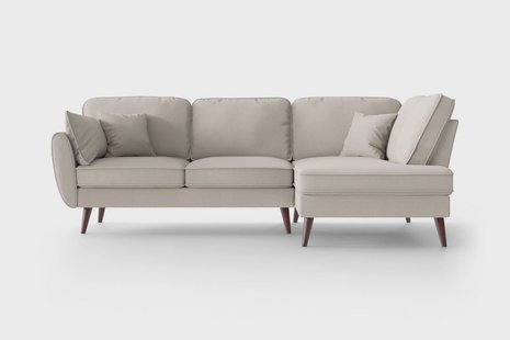 Hoekbank Zara rechts linnen | NADUVI Collection