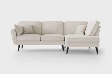 Hoekbank Zara rechts linnen | NADUVI Collection