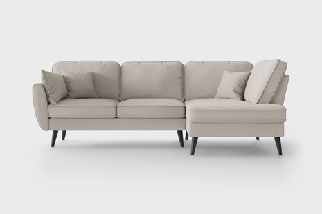 Hoekbank Zara rechts linnen | NADUVI Collection