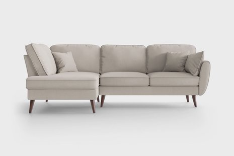 Hoekbank Zara links linnen | NADUVI Collection