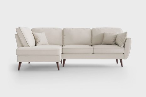 Hoekbank Zara links linnen | NADUVI Collection