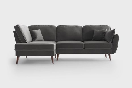 Hoekbank Zara links velvet | NADUVI Collection