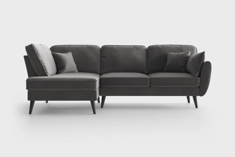 Hoekbank Zara links velvet | NADUVI Collection