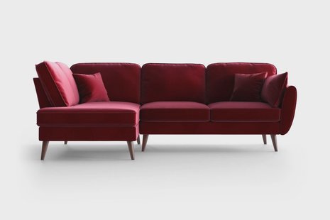 Hoekbank Zara links velvet | NADUVI Collection