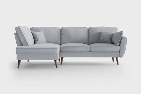 Hoekbank Zara links linnen | NADUVI Collection