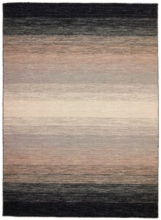 MOMO Rugs - Vloerkleed Panorama Kelim Black Grey - 60x90 cm