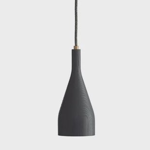 Timber hanglamp small Ø6.8 messing zwart essen