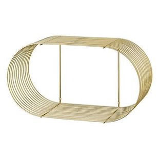 Curva wandplank 61 goud